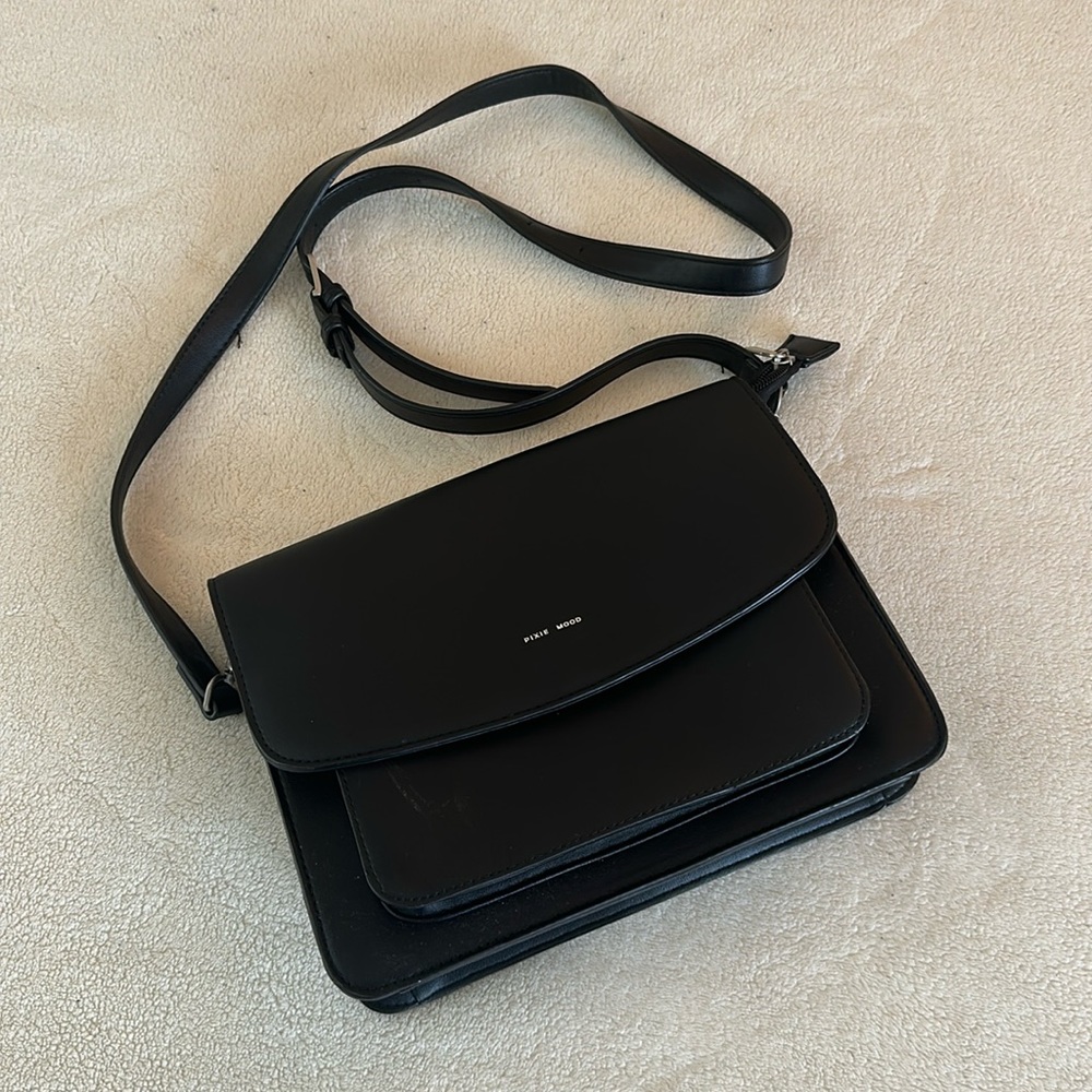 Pixie Mood Crossbody - black, elegant, casual purse, handbag